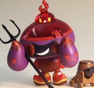 lamtoysYORC系列大笨象盲盒潮玩手办夜光公仔桌面车载摆件